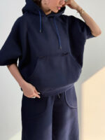 ست هودی و شلوار آستین برش کد 160845 - Image 10