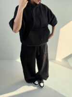 ست هودی و شلوار آستین برش کد 160845 - Image 7