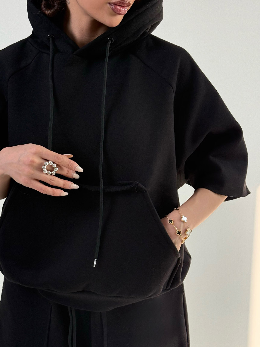 IMG_6991 ست هودی و شلوار آستین برش کد 160845 - Image 8