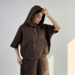 ست هودی و شلوار آستین برش کد 160845