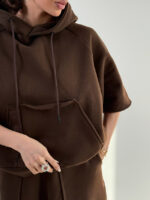 ست هودی و شلوار آستین برش کد 160845 - Image 4