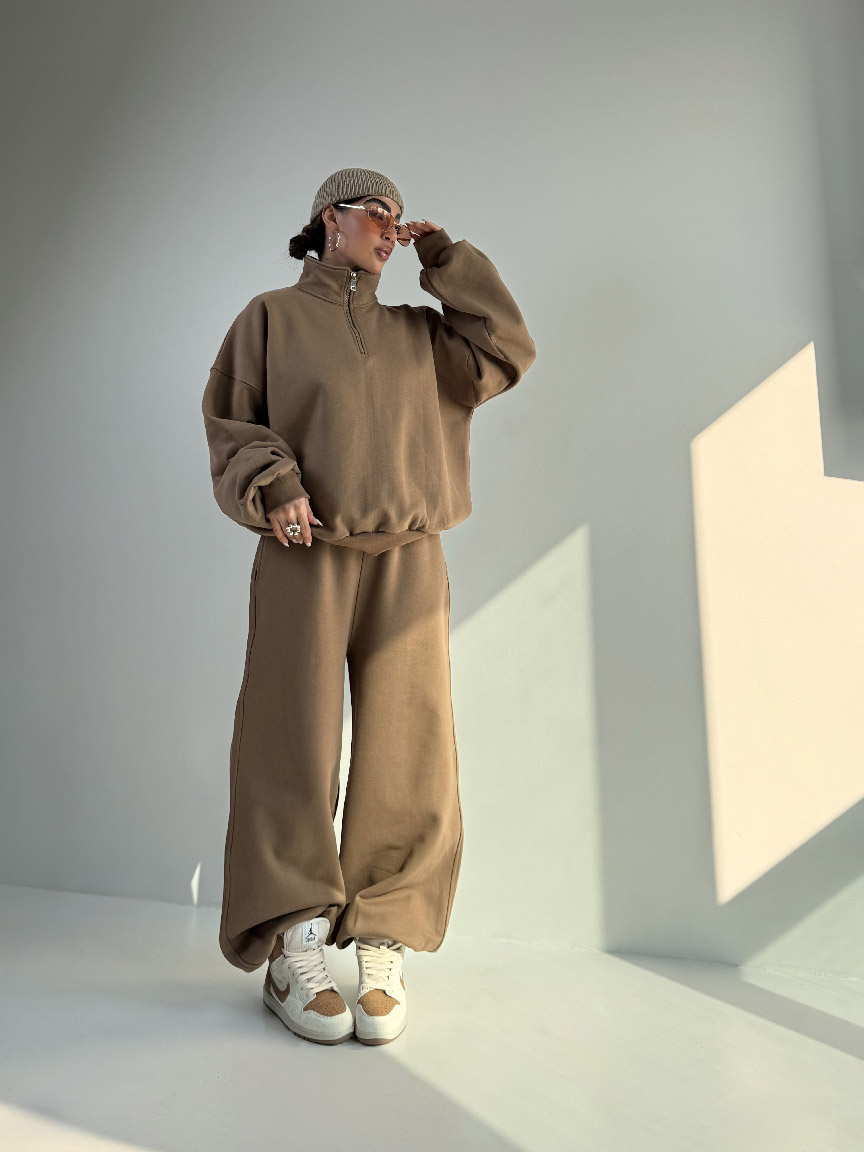 IMG_7002 ست دورس و شلوار نیم زیپ BASIC کد 160848 - Image 27