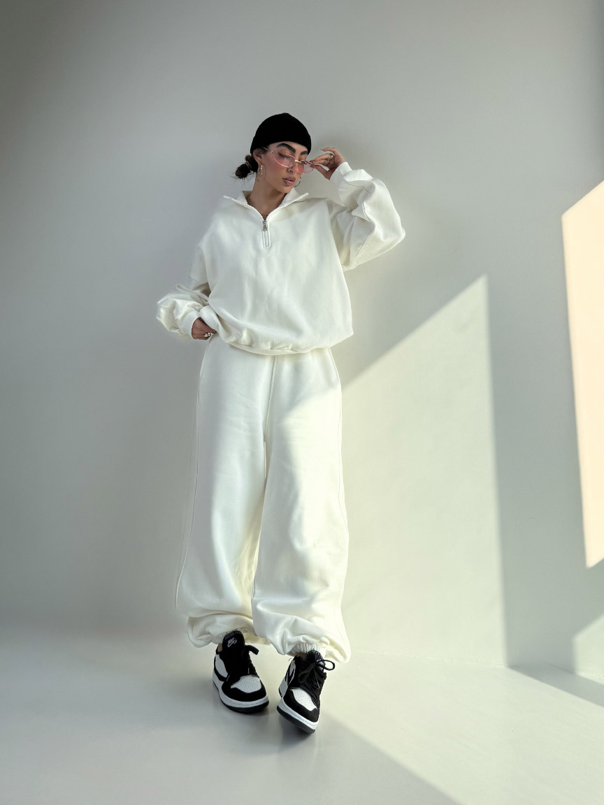 IMG_7017 ست دورس و شلوار نیم زیپ BASIC کد 160848 - Image 19