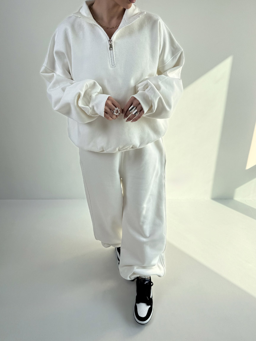 IMG_7020 ست دورس و شلوار نیم زیپ BASIC کد 160848 - Image 17