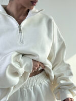 ست دورس و شلوار نیم زیپ BASIC کد 160848 - Image 16