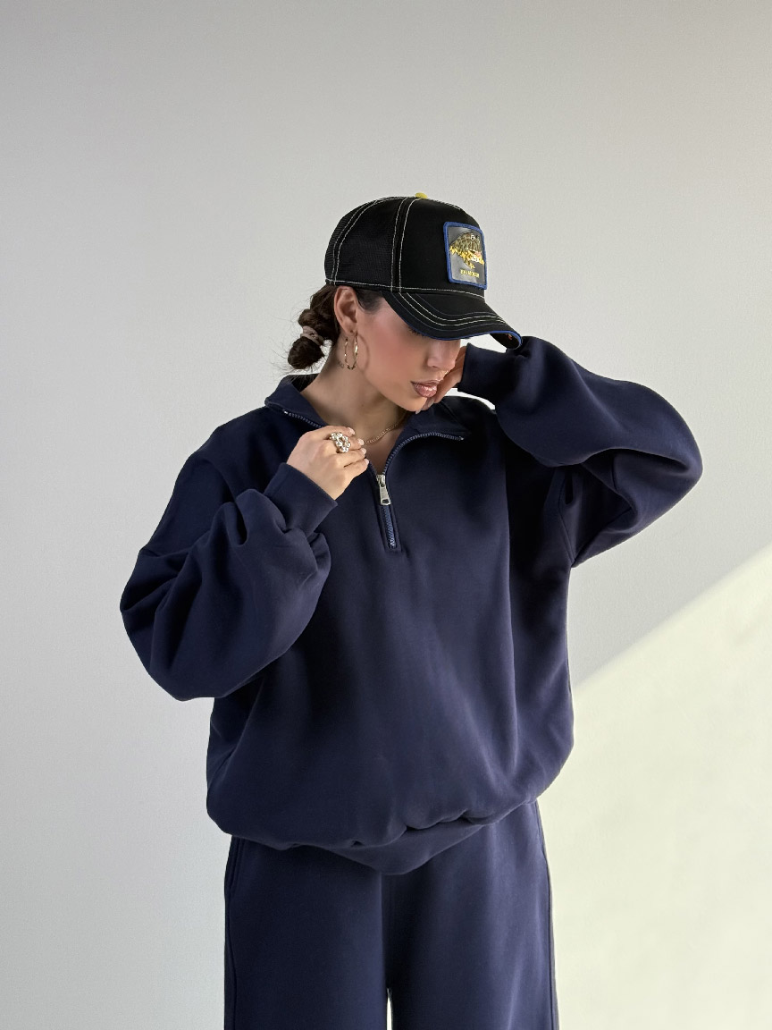 IMG_7024 ست دورس و شلوار نیم زیپ BASIC کد 160848 - Image 14