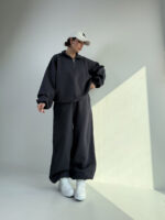 ست دورس و شلوار نیم زیپ BASIC کد 160848 - Image 12