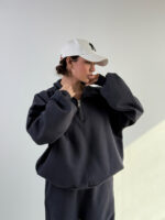 ست دورس و شلوار نیم زیپ BASIC کد 160848 - Image 11