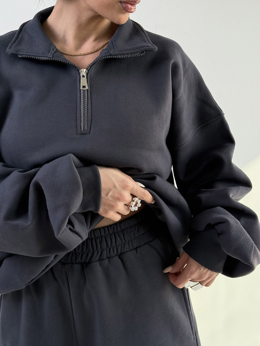 IMG_7032 ست دورس و شلوار نیم زیپ BASIC کد 160848 - Image 10