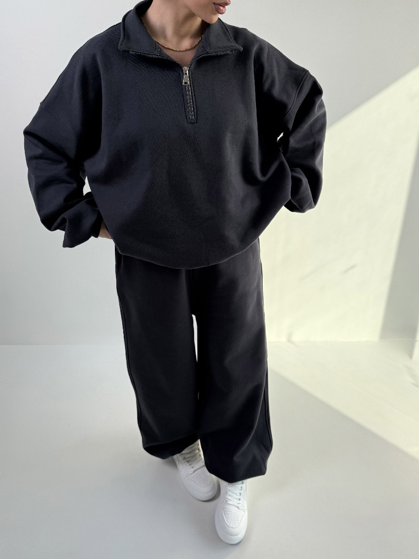 IMG_7033 ست دورس و شلوار نیم زیپ BASIC کد 160848 - Image 9