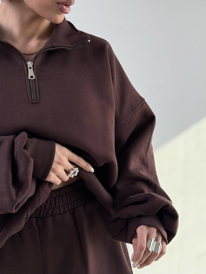 IMG_7039 ست دورس و شلوار نیم زیپ BASIC کد 160848 - Image 6