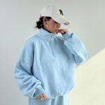 ست دورس و شلوار نیم زیپ BASIC کد 160848