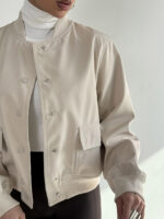 کاپشن بارونی دکمه پانچی کد 200962 - Image 12