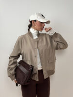 کاپشن بارونی دکمه پانچی کد 200962 - Image 8