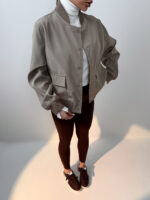 کاپشن بارونی دکمه پانچی کد 200962 - Image 6