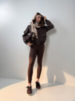 کاپشن بارونی دکمه پانچی کد 200962 - Image 4