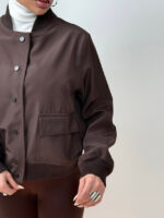 کاپشن بارونی دکمه پانچی کد 200962 - Image 2