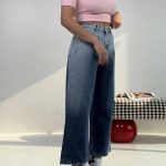 شلوار جین کراپ بگ کد 102000