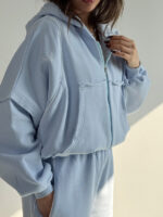 ست سوییشرت و شلوار بغل نوار کد 160850 - Image 2