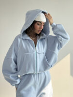 ست سوییشرت و شلوار بغل نوار کد 160850 - Image 4