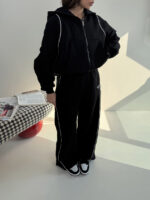 ست سوییشرت و شلوار بغل نوار کد 160850 - Image 8