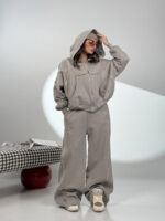 ست سوییشرت و شلوار بغل نوار کد 160850 - Image 17