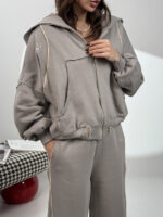 ست سوییشرت و شلوار بغل نوار کد 160850 - Image 20