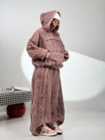 ست هودی و شلوار سنگ شور کد 160849 - Image 10