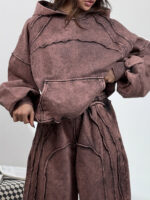 ست هودی و شلوار سنگ شور کد 160849 - Image 13