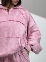 ست هودی و شلوار سنگ شور کد 160849 - Image 18