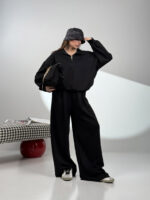 ست دورس و شلوار نیم زیپ OYSHO کد 160851 - Image 9