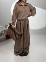 ست دورس و شلوار نیم زیپ OYSHO کد 160851 - Image 14