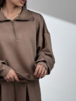 ست دورس و شلوار نیم زیپ OYSHO کد 160851 - Image 15