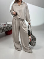 ست دورس و شلوار نیم زیپ OYSHO کد 160851 - Image 3