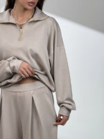 ست دورس و شلوار نیم زیپ OYSHO کد 160851 - Image 4