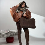 سوییشرت چرم سوما کد 200948