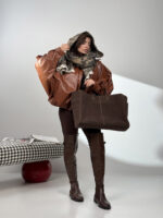 سوییشرت چرم سوما کد 200948