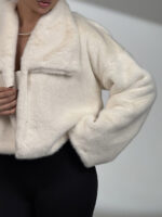 کت خزدار یقه انگلیسی کد 120381 - Image 8