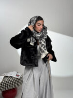 کت خزدار یقه انگلیسی کد 120381 - Image 9