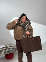 کت خزدار یقه انگلیسی کد 120381 - Image 13