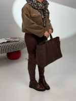 کت خزدار یقه انگلیسی کد 120381 - Image 14