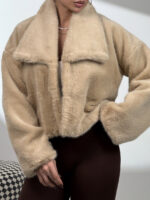 کت خزدار یقه انگلیسی کد 120381 - Image 20