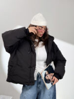 کاپشن کوتاه جلو دکمه کد 200923 - Image 17