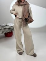 ست بافت و شلوار نیم زیپ کد 160846 - Image 4