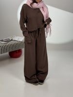 ست بافت و شلوار نیم زیپ کد 160846 - Image 14