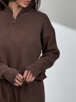 ست بافت و شلوار نیم زیپ کد 160846 - Image 16