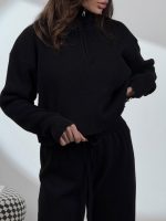 ست بافت و شلوار نیم زیپ کد 160846 - Image 19