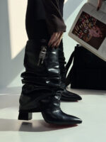 کفش پاشنه دار قفل دار کد 141133