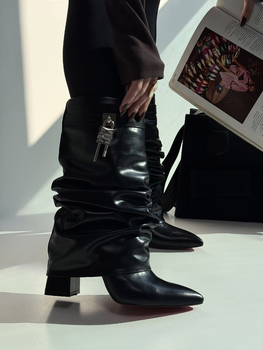 IMG_9161 کفش پاشنه دار قفل دار کد 141133 - Image 1