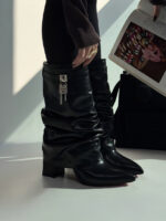 کفش پاشنه دار قفل دار کد 141133 - Image 3